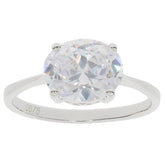 Semi Mount Ring Setting Oval OV 10x8 Solitaire Engagement Ring - Syzjewelry